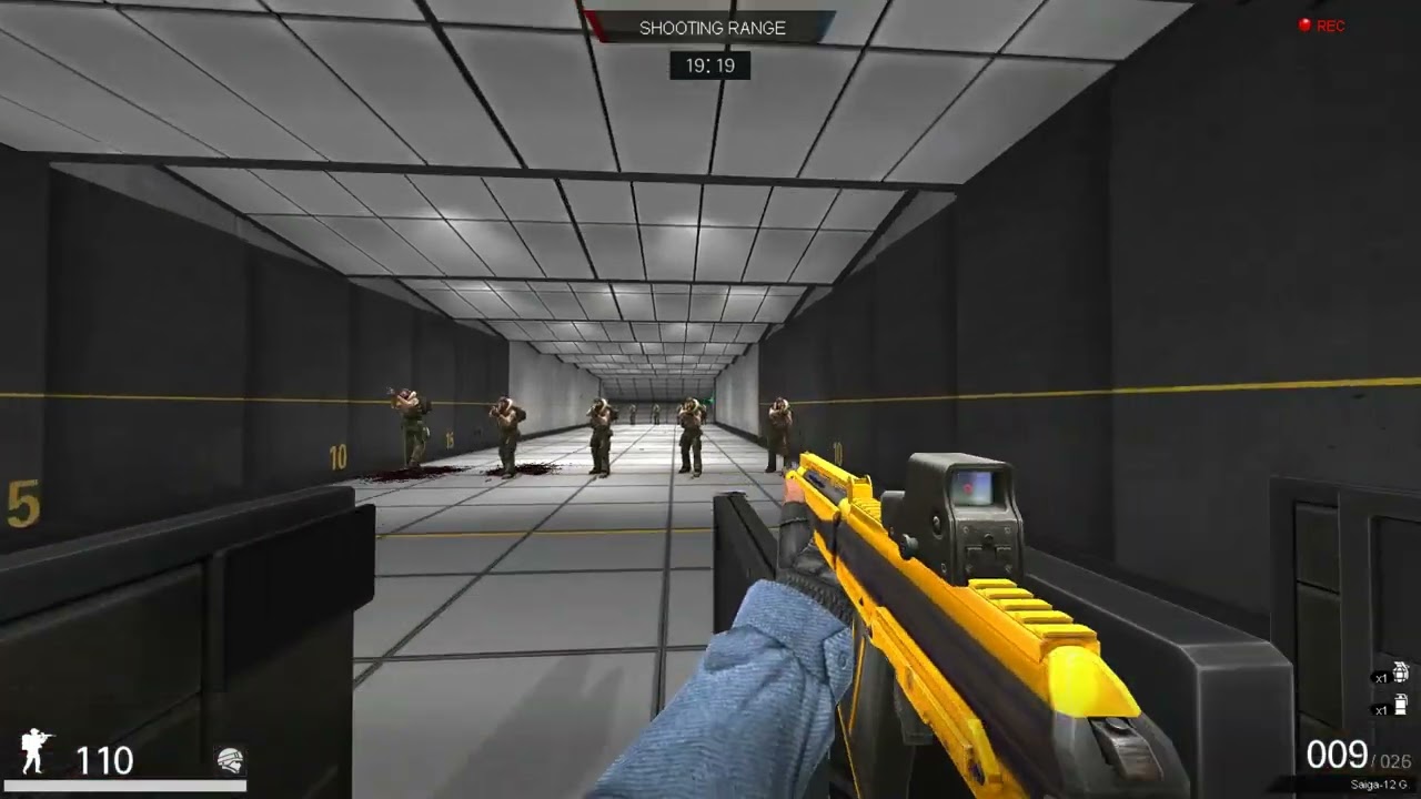 Saiga12 G. (Shotgun) - Point Blank Weapon Animation (POV Male) #pointblank #zepetto