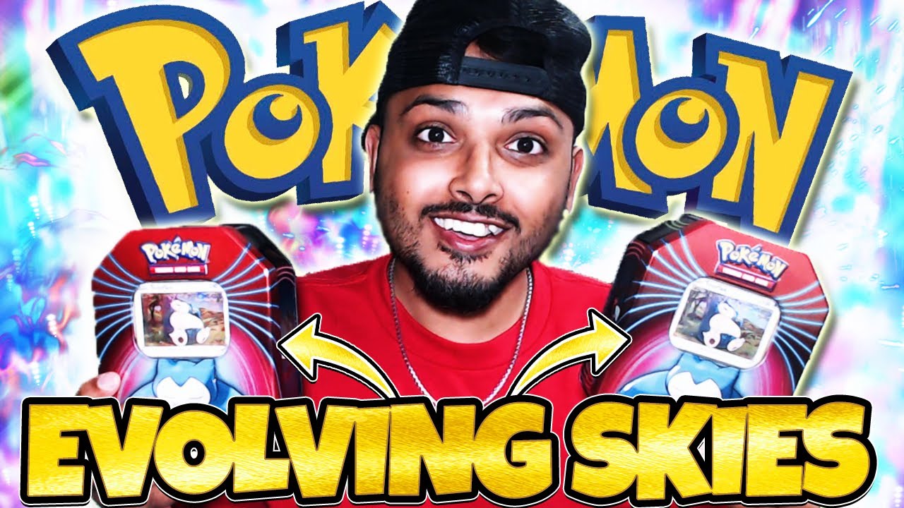 Snorlax Knock Out Tin Opening! NEW Evolving Skies Packs?!