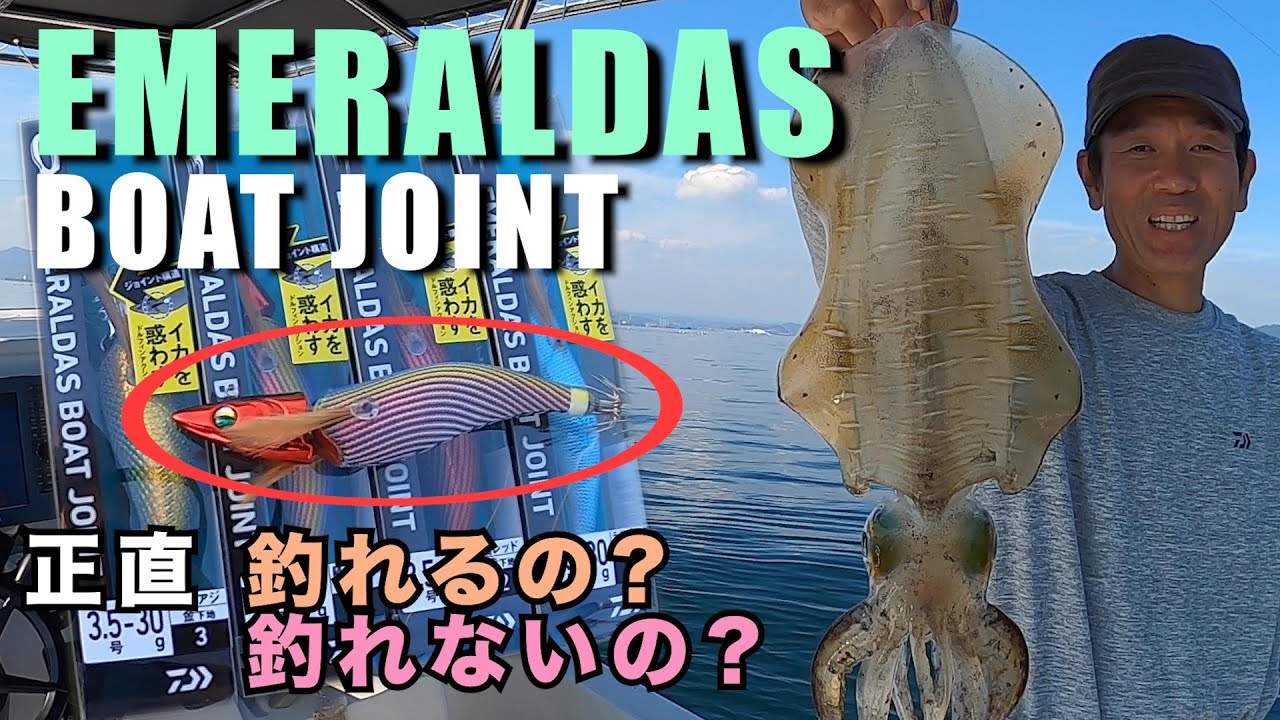 エメラルダス ボート ジョイントでティップランエギング！果たして瀬戸内のアオリイカをドルフィンアクションで攻略できるのか？