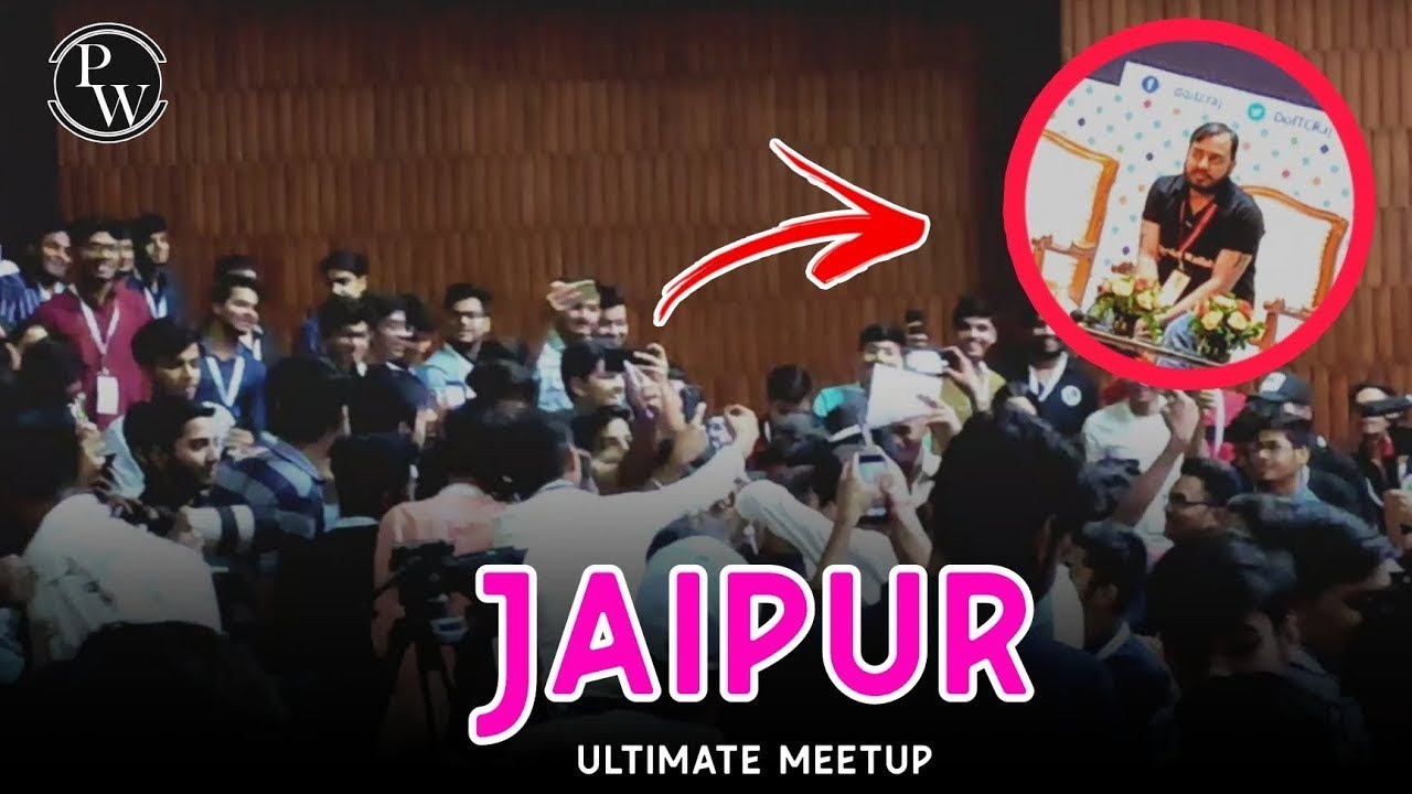 Power of @PhysicsWallah  | Jaipur Ultimate Meetup 🤯