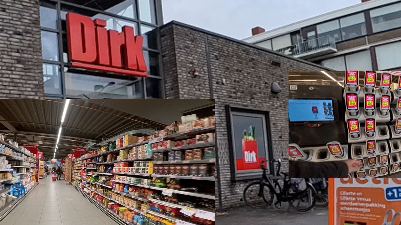 POV Grocery Shopping at Dirk van den Broek | Calm Supermarket Walk (No Talking)