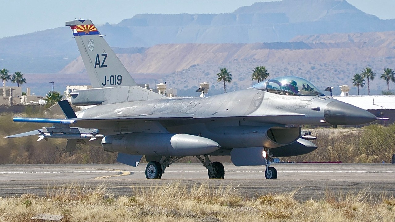 High-Noon F-16 Ops: 162nd Wing & Dutch Vipers at Tucson!