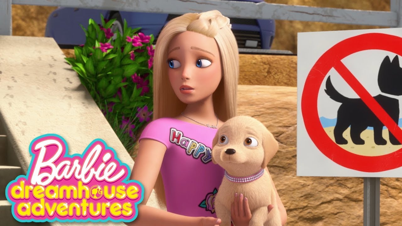 Los perros van a la playa | Barbie Dreamhouse Adventures | 