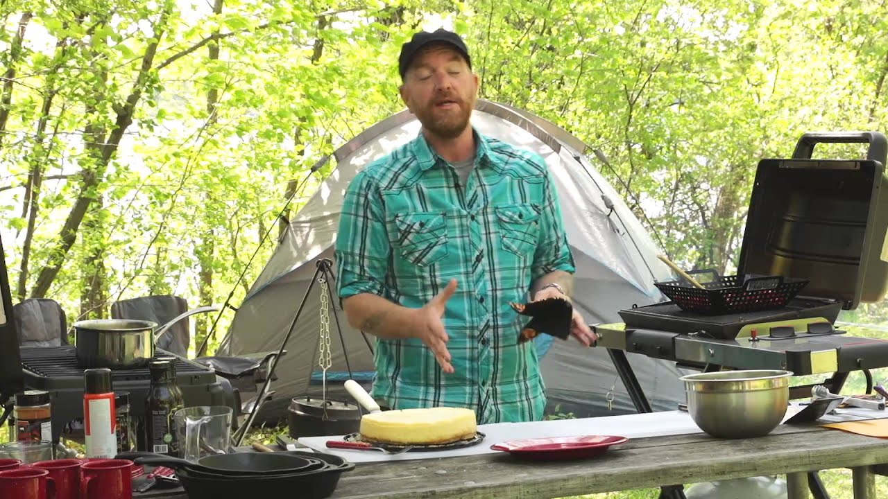 Camp Cooking With Zippo: Grilled Fruit over Cheesecake