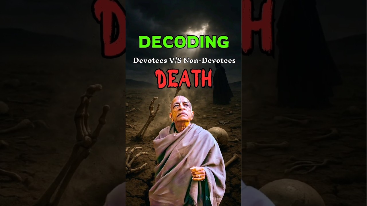 Decoding Death ☠️ || Death of Devotees V/S Death of Non-Devotees || Srila Prabhupada
