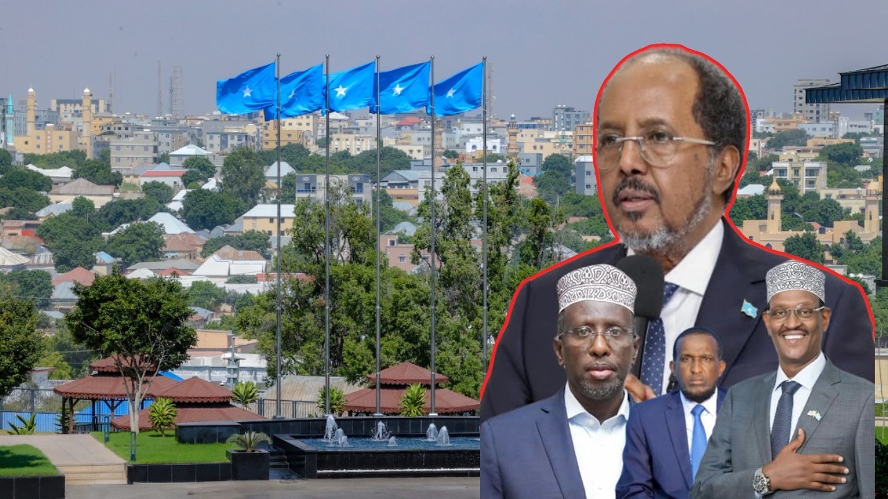 Madaxweynne Xasan shiikh iyo Shiikh Shariif oo Kulan gaar ah ku leh Villa Soomaaliya.
