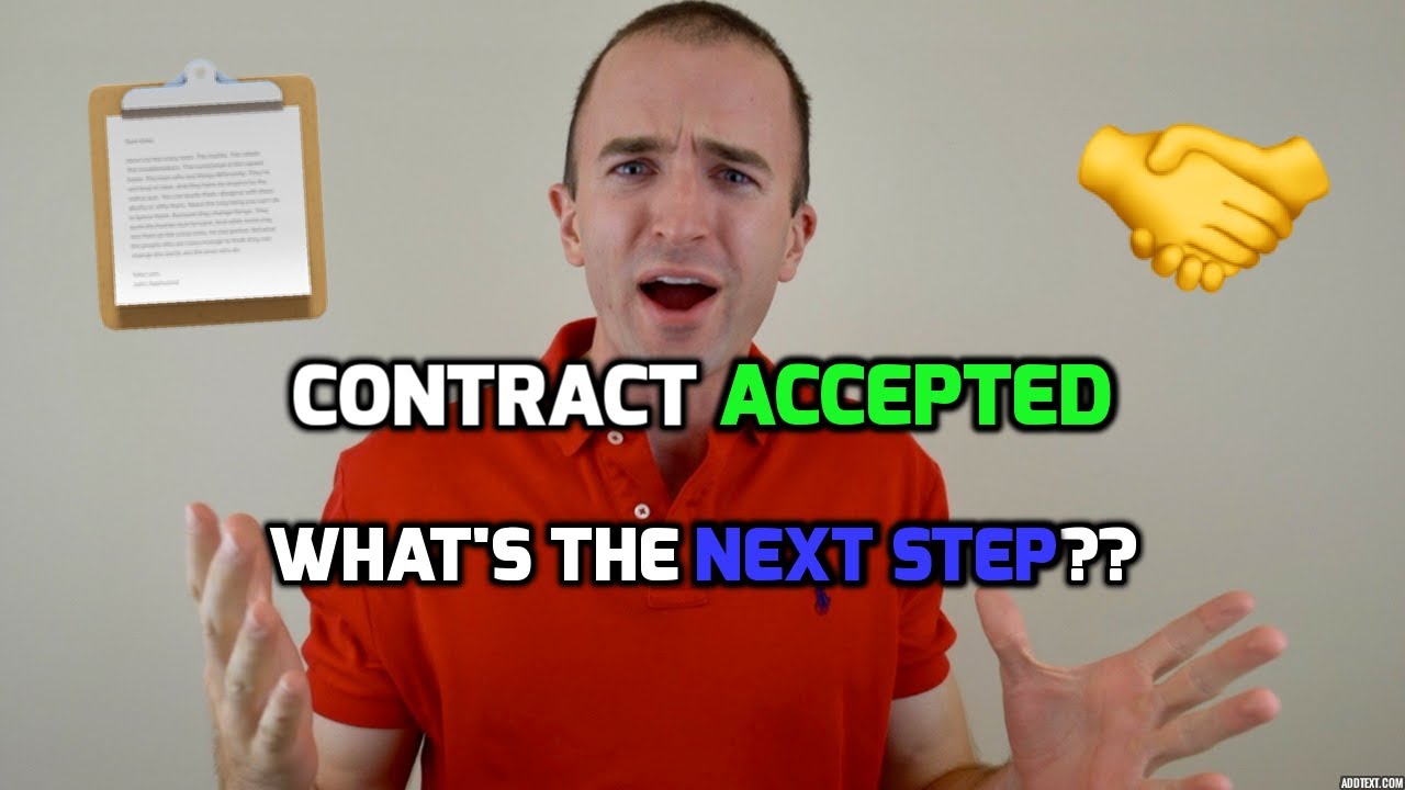 How to Buy a House | 10 Steps to do Once Your Real Estate Contract is Accepted | Home Buying Process
