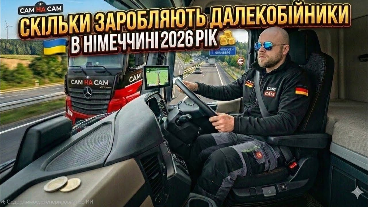 Зарплата водіїв в Німеччині 2026 рік