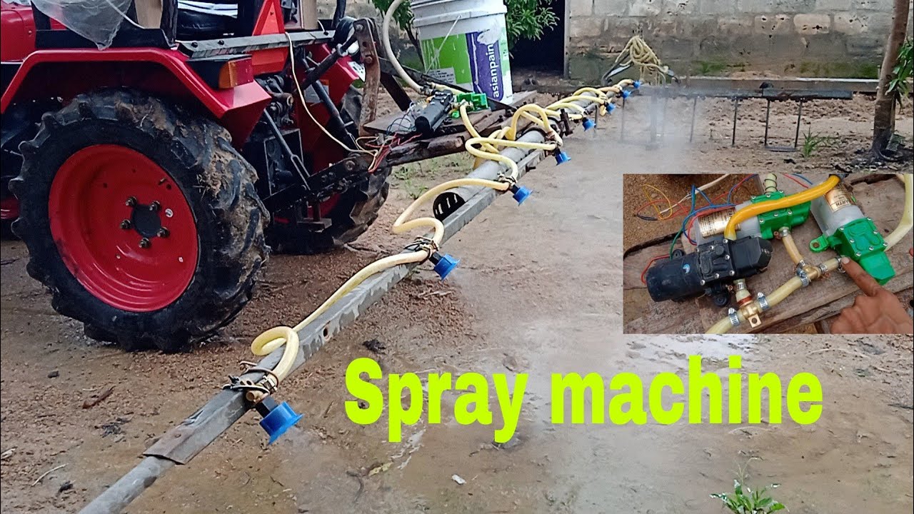 How to make tractor mounted spray machine || spray machine કેવી રીતે બનાવું?