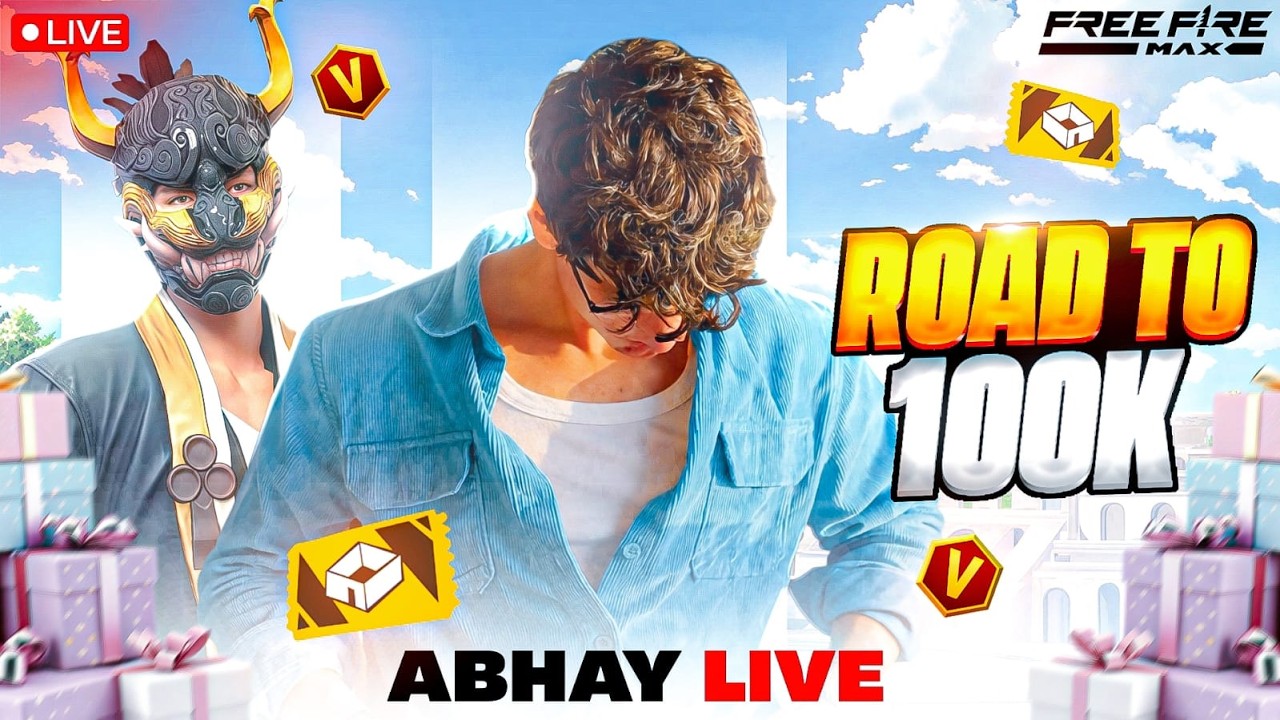 🔴 ROAD TO 100K 🔥 FREE FIRE MAX LIVE | PLAY WITH SUBSCRIBERS