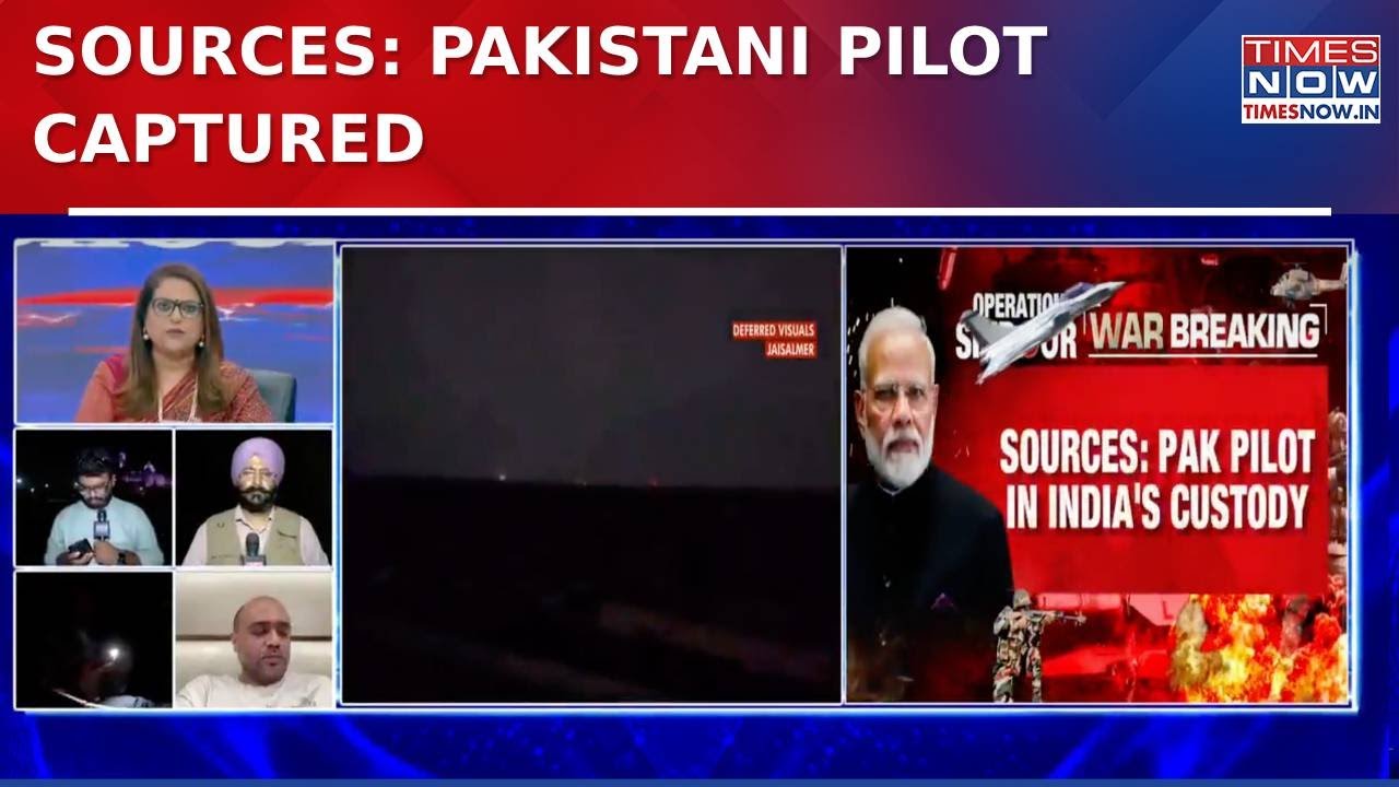 Pakistani Pilot Captured Following India&rsquo;s Counter-Offensive Against Pakistan | Breaking News