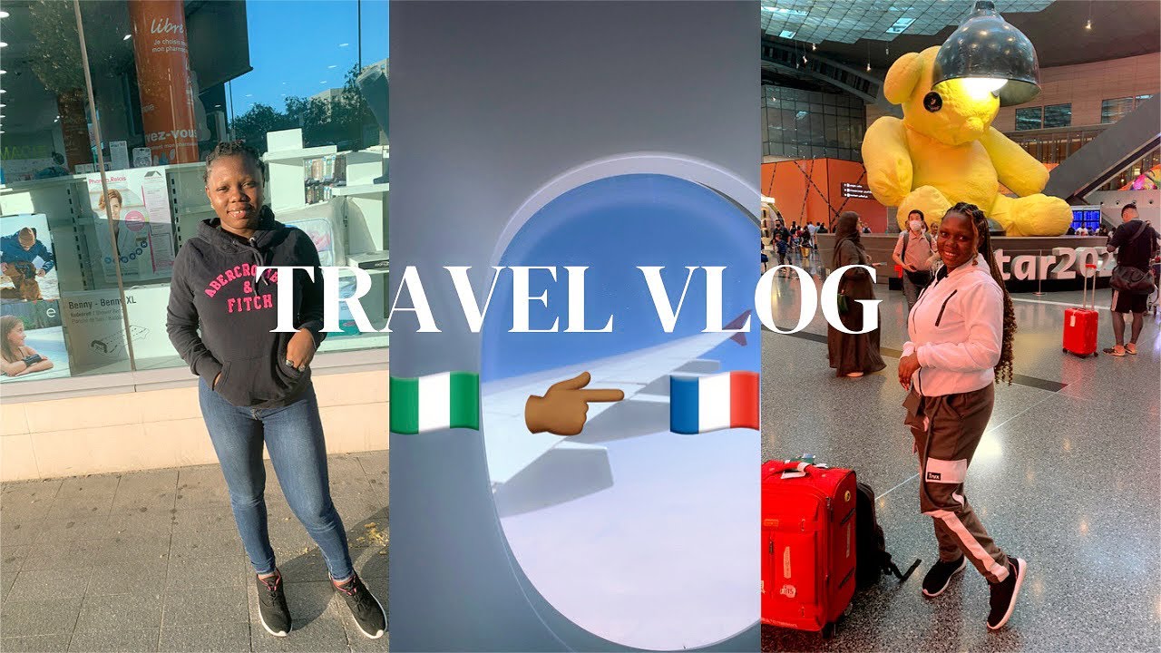 TRAVEL WITH ME TO PARIS,FRANCE 🇫🇷|| Traveling abroad for the first time with Qatar airways