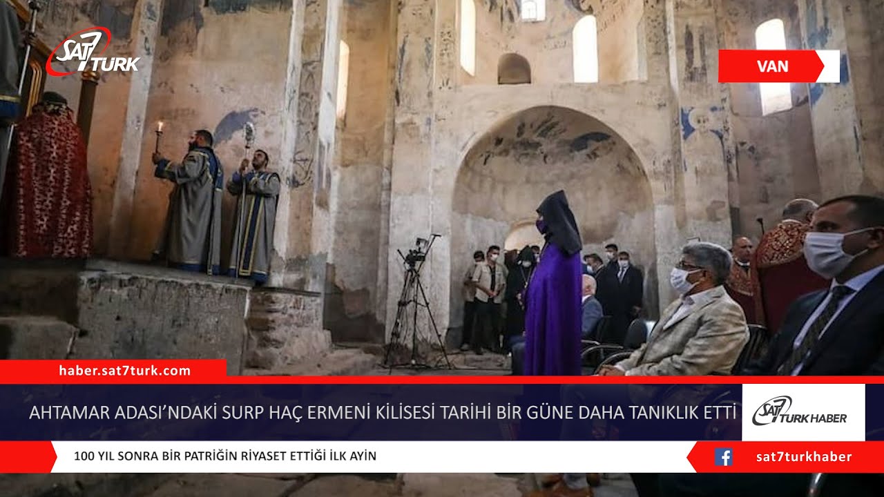 Van Ahtamar Adası&rsquo;ndaki Surp Ha&ccedil; Ermeni Kilisesi Tarihi Bir G&uuml;ne Daha Tanıklık Etti | 09.09.2020