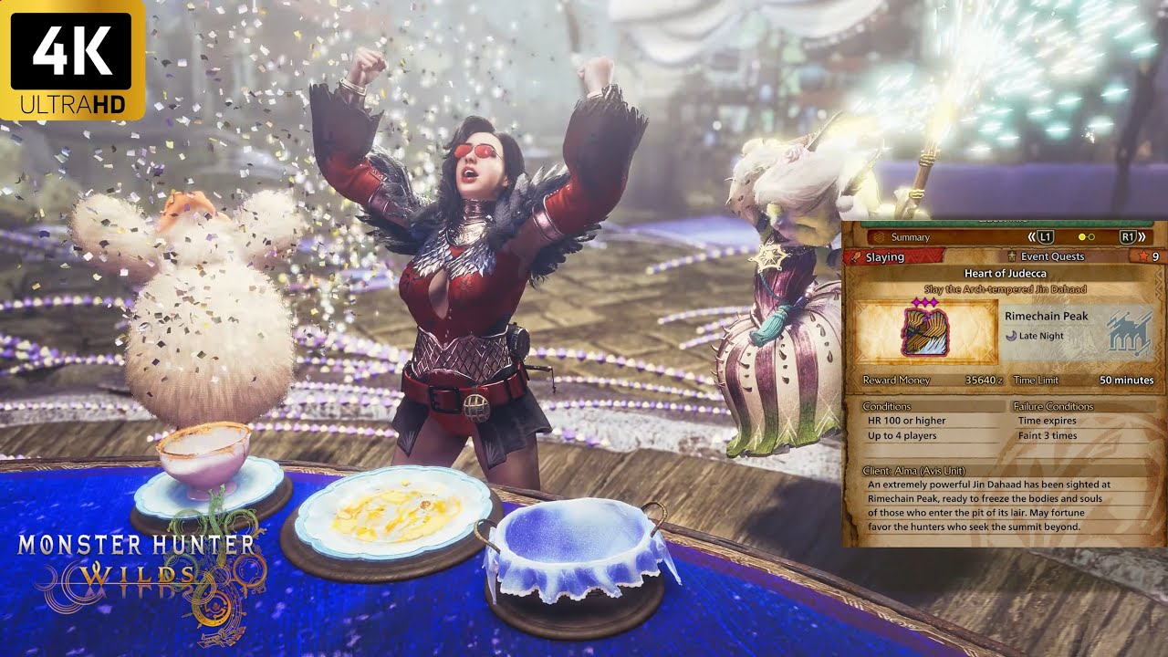 MHWILDS |4K| Skimpy Armor Mods LETS PLAY| Final Lumenhymn Winter Festival Session