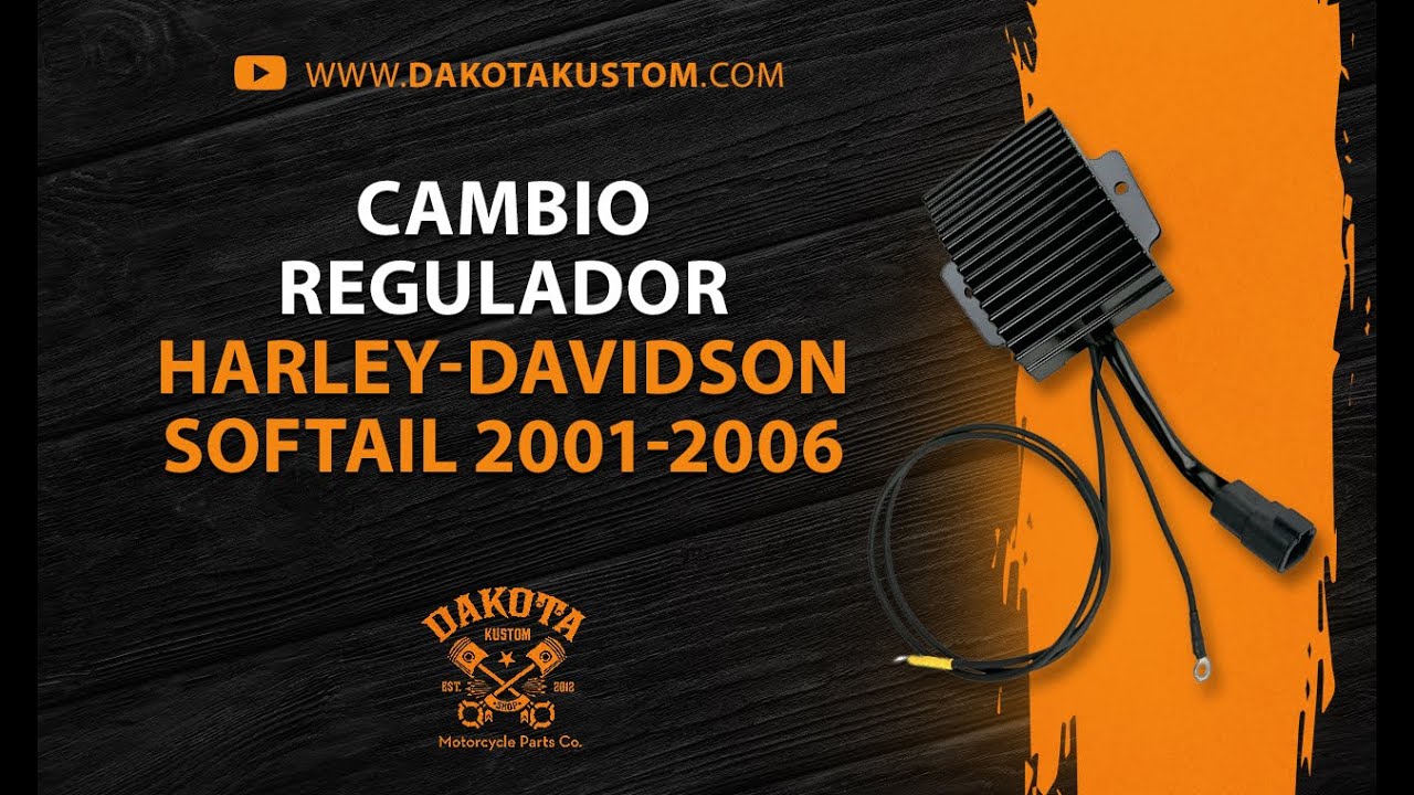 Cambio Regulador Harley-Davidson Softail 2001-2006 - Dakota Kustom