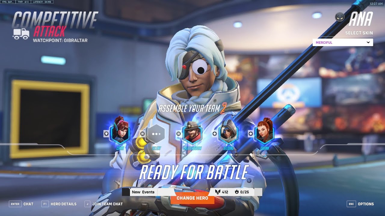 21K Heals! Gale Ana Overwatch 2 Season 9 Top 500 Gameplay Top 500