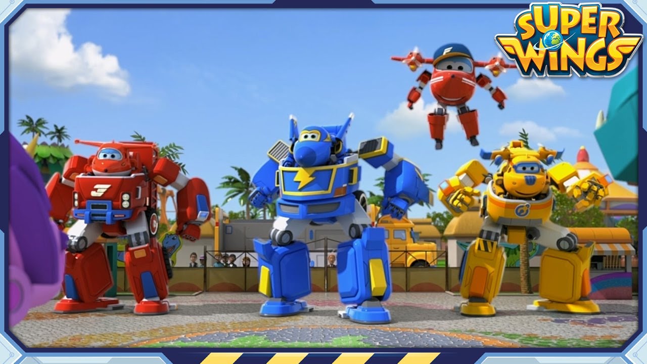 [SUPERWINGS2] Het Robotdino Park | EP35 | Superwings Nederlands | Dutch | Super Wings