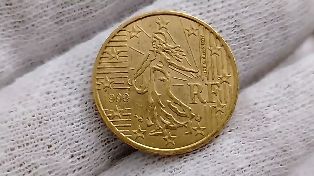 Francia moneta da 50 centesimi 1999