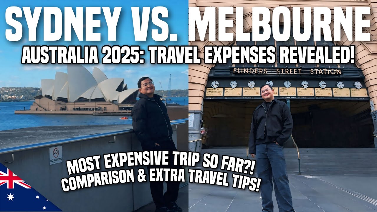SYDNEY VS. MELBOURNE: AUSTRALIA TRAVEL EXPENSES REVEALED! 🇦🇺 | Ivan de Guzman