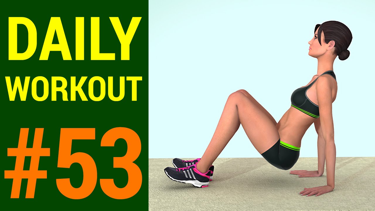 Daily Workout - Day #53: Bodyweight Exercises to Lose Weight (220 Calories)