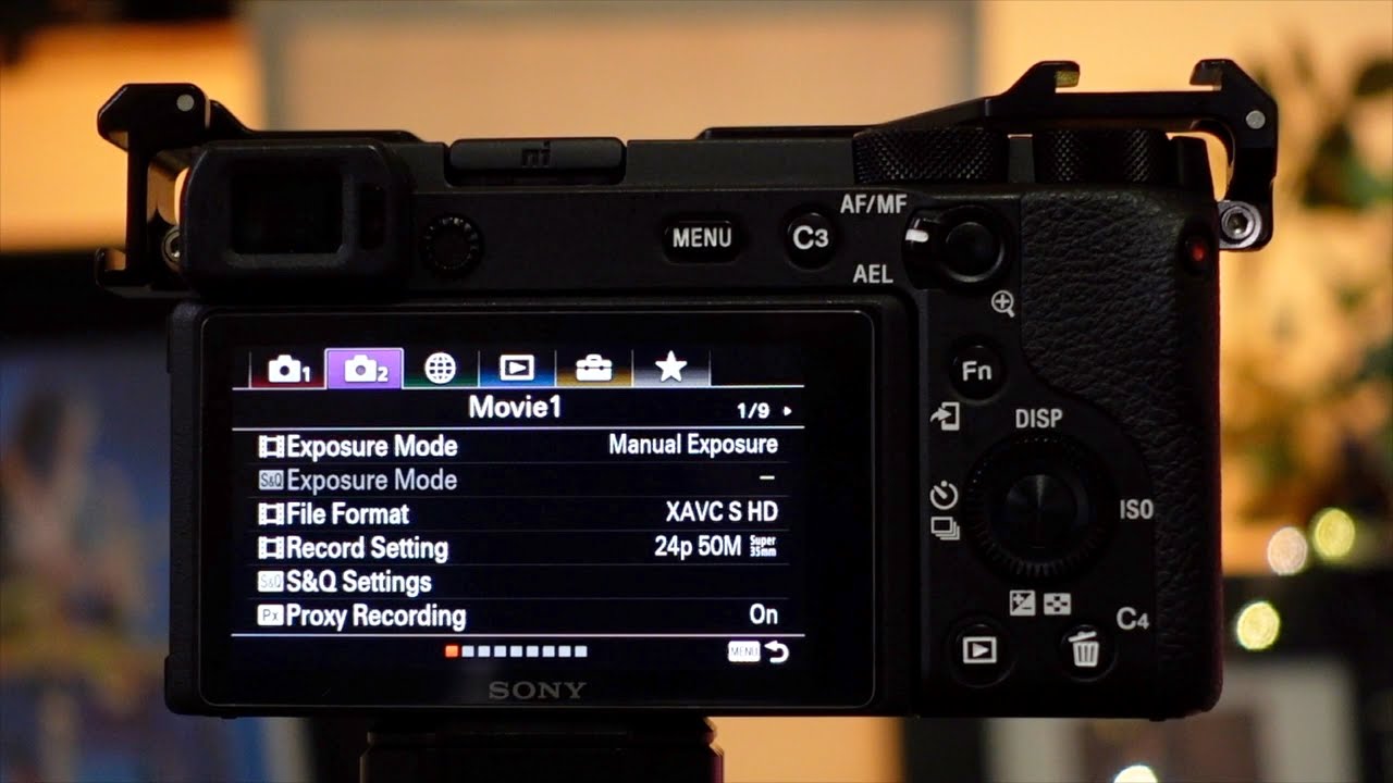 How to Setup the Sony a6600 for Video | Every Menu, Every Setting