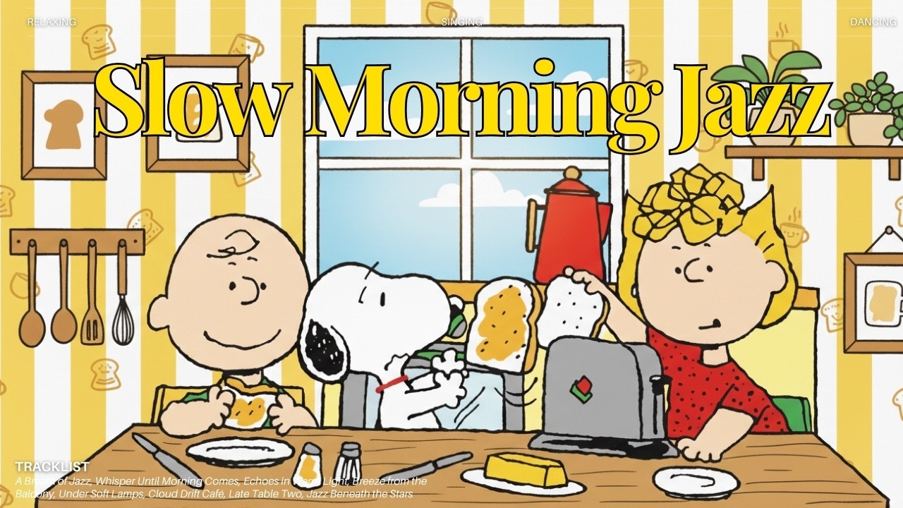 [𝐩𝐥𝐚𝐲𝐥𝐢𝐬𝐭] Slow Morning Jazz with Snoopy ✨ Oldies Tunes to Start Your Day Right