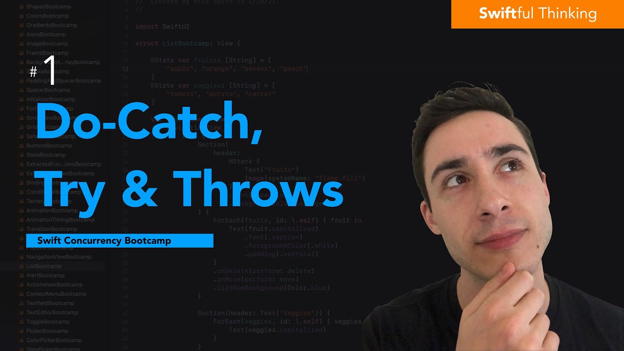 How to use Do, Try, Catch, and Throws in Swift | Swift Concurrency #1