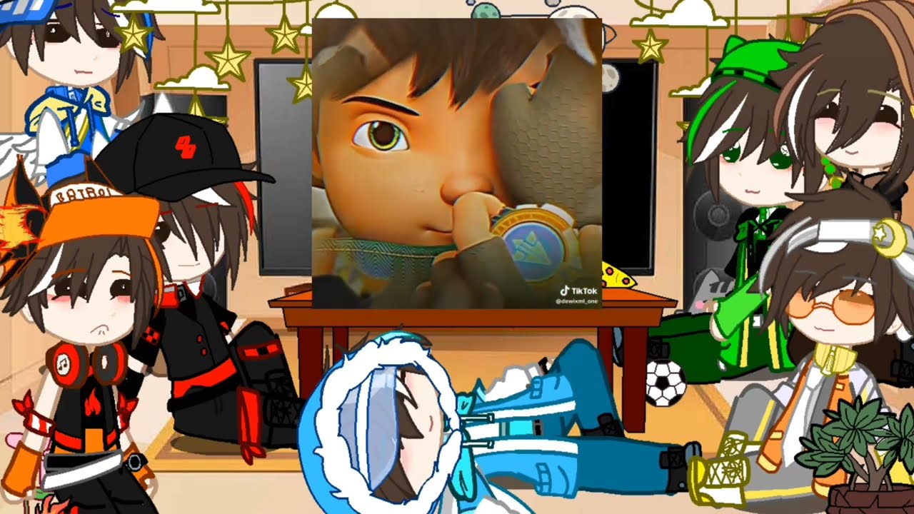 🦋Boboiboy elemental react to Random video Boboiboy 🍃[gacha club] •part 2• #fypdong #gachA ReadPINKOM