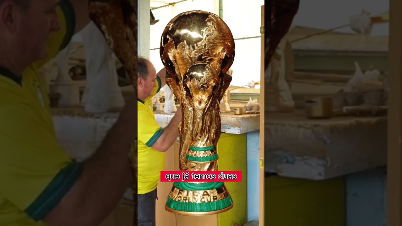 Novo TROF&Eacute;U da Copa Do Mundo! #copadomundo #shortsfifaworldcup #worldcup #shorts  #curiosidades