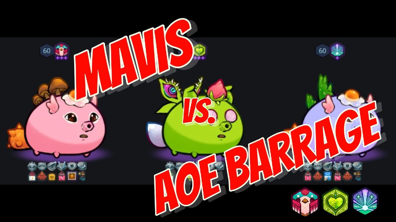 Axie Origins Season 16 Mystic Era - Mavis vs AOE Barrage