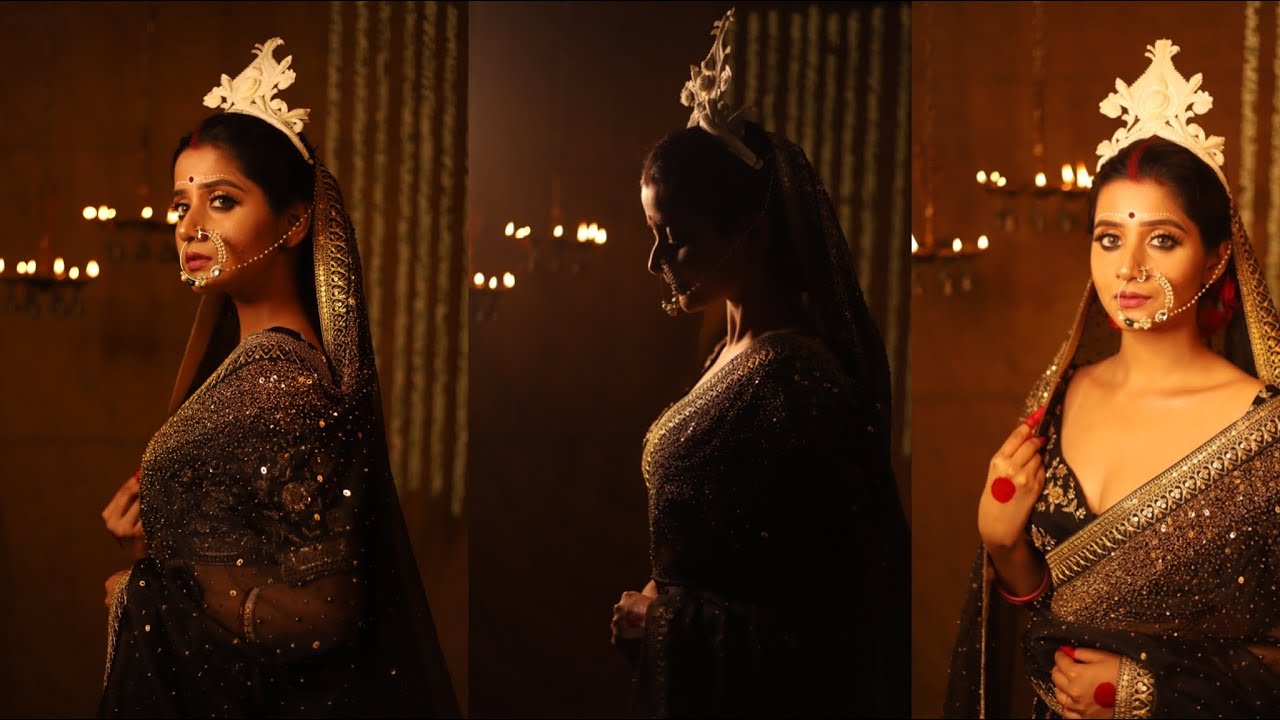কুসংস্কারকে দূরে সরিয়ে BLACK BRIDE সাজলাম | Shoot | BTS😀
