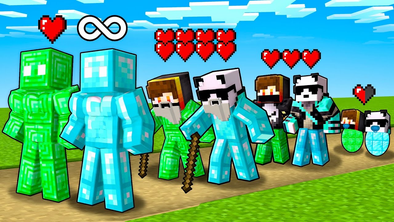 BIRTH to DEATH of DIAMOND & EMERALD in Minecraft!