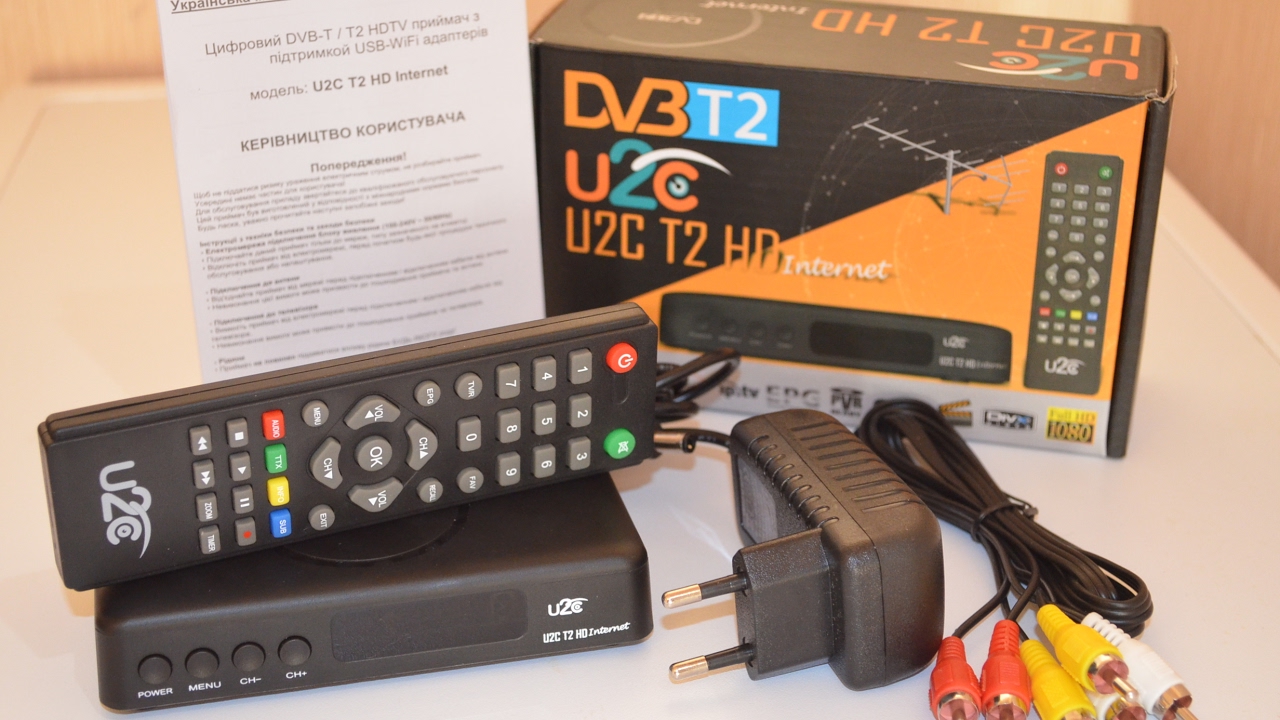 Сенсационная новинка! Т2 Ресивер (тюнер) U2C T2 HD Internet - распаковка
