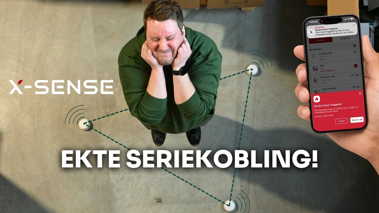 X-Sense | Seriekobling - Fungerer Det Med Og Uten HUB?