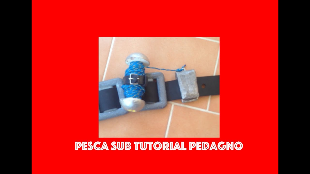 Pesca Sub Tutorial - Pedagno segnalatore a sgancio rapido