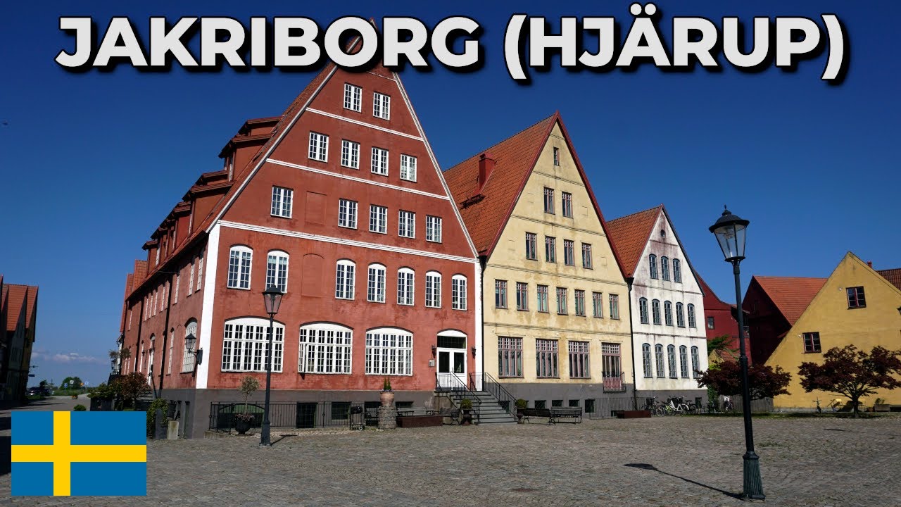 Streets of Jakriborg | A Drive and Walk in Jakriborg - Hjärup, Sweden