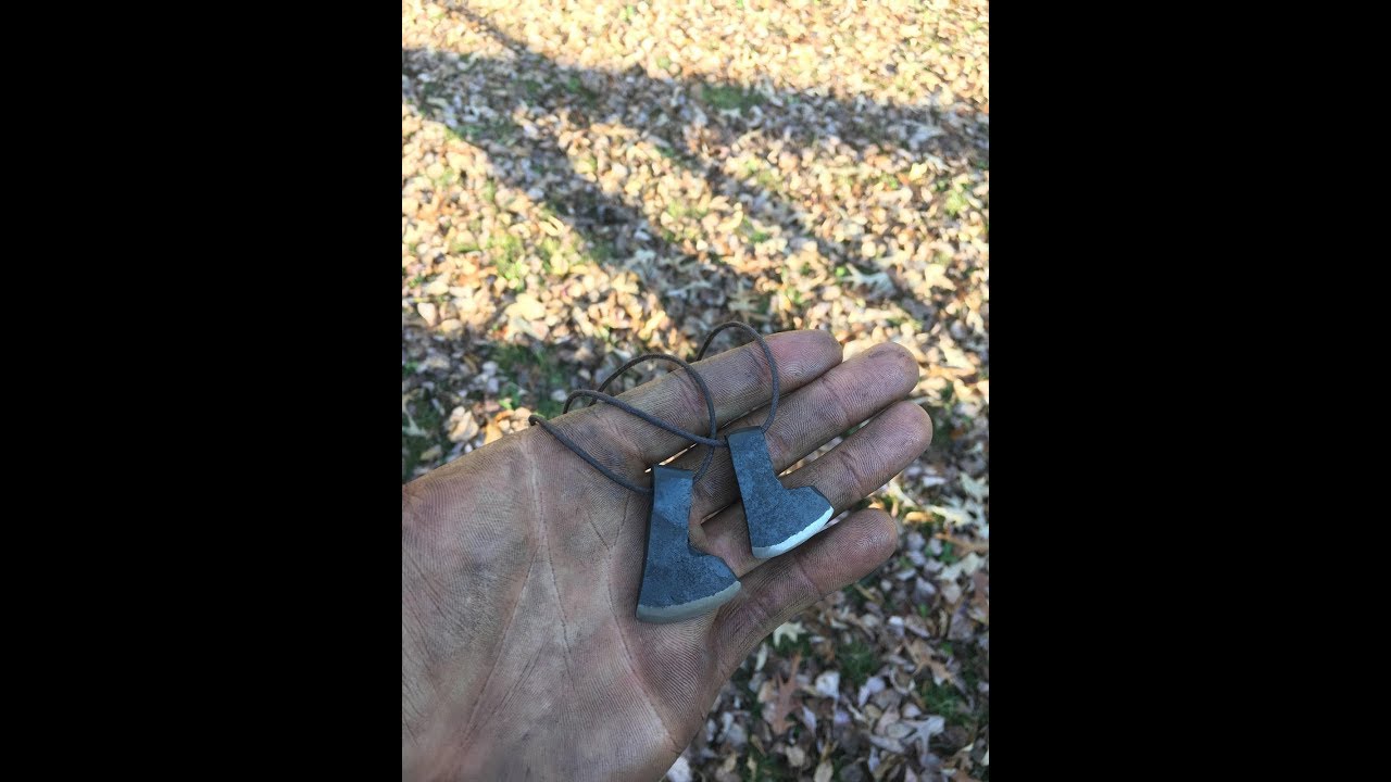 Blacksmithing: forging an Viking axe pendant