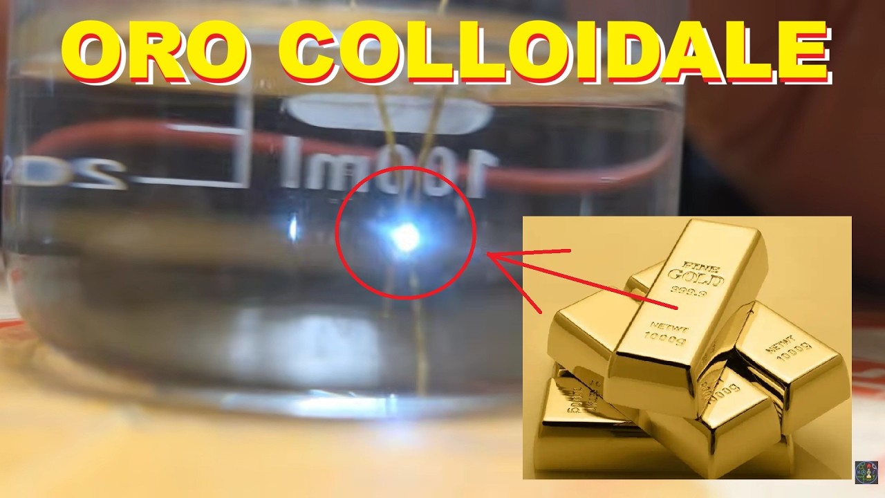 #728 ORO e ARGENTO COLLOIDALE, me lo faccio da solo!