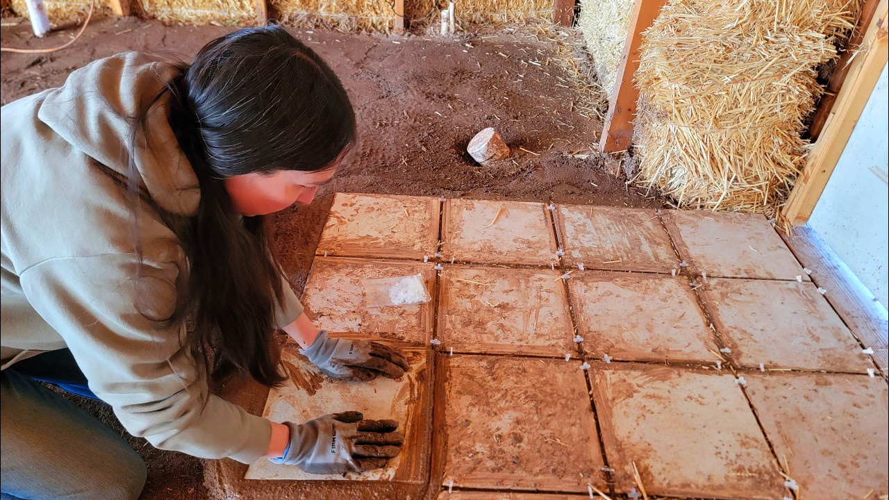 Setting Tile Into Our Earthen Floor: The Perfect Durable & Low-Cost DIY