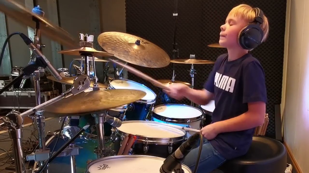 Levitating - Dua Lipa - Drum Cover . Daniel Gortovlyuk 10 years old Drummer .
