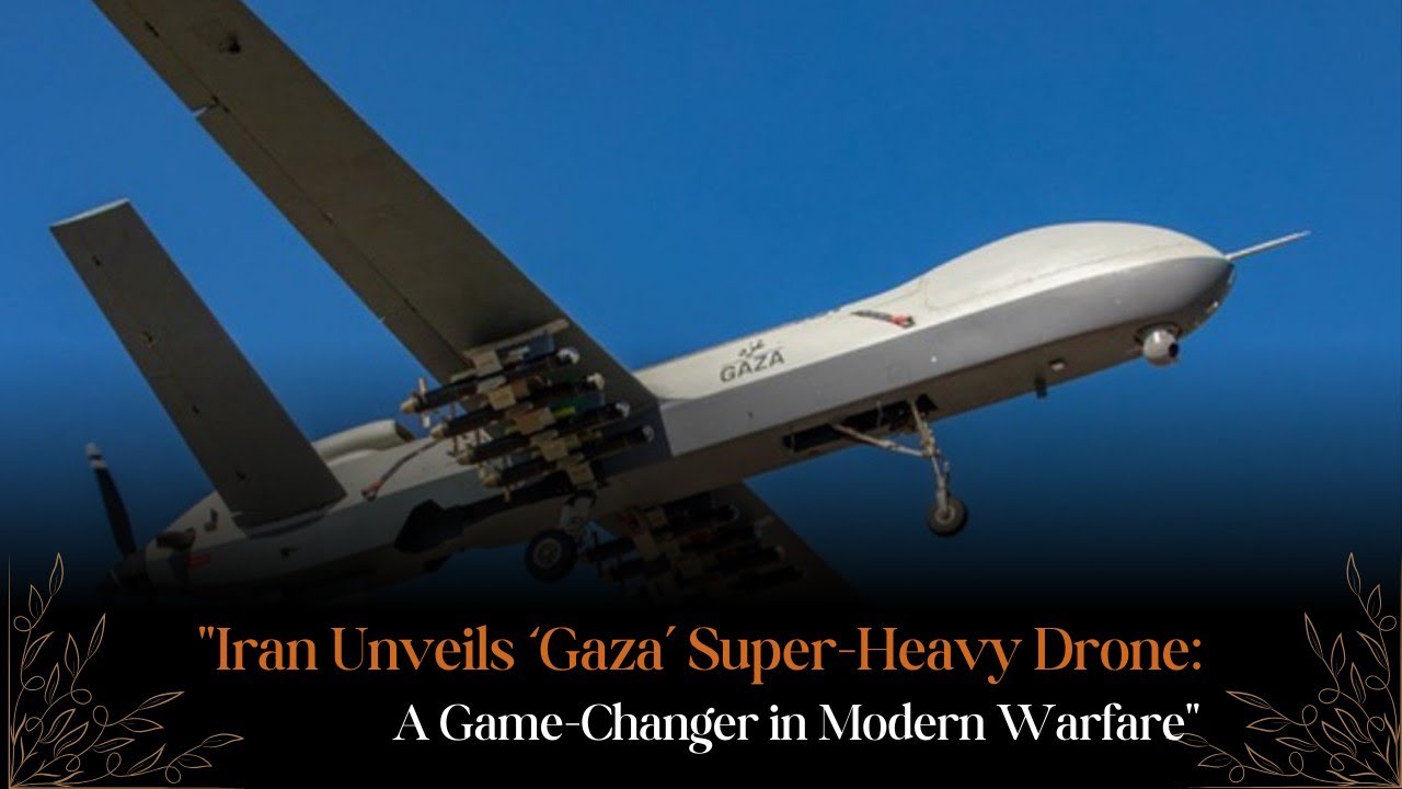 Iran's IRGC Aerospace Force unveils &lsquo;Gaza&rsquo; super-heavy drone