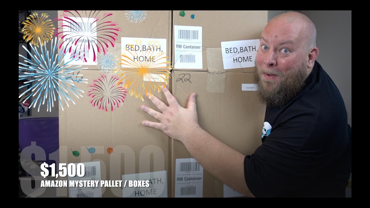 Crazy Mystery Boxes Valued at $1,500 Amazon Customer Returns Pallet
