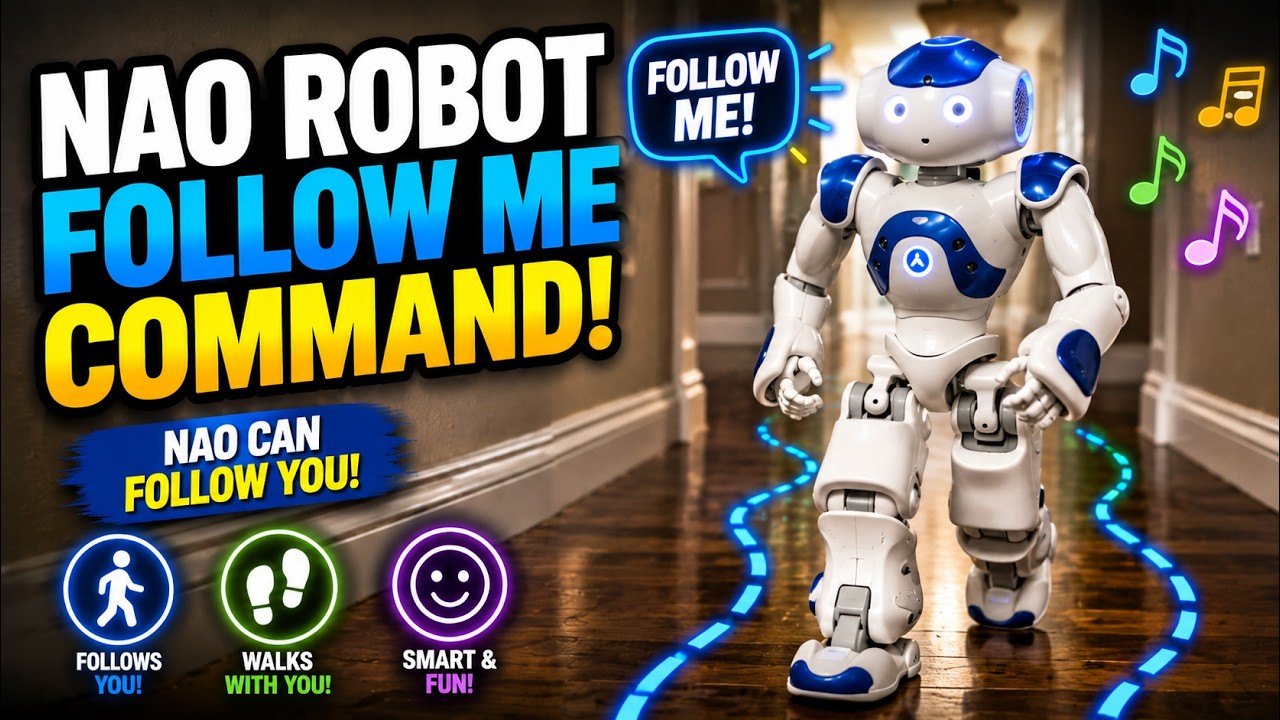 Nao Robot follow me command with ben