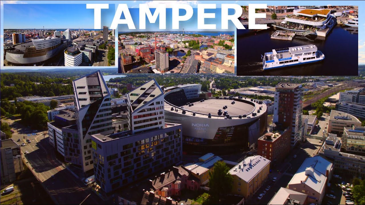 Tampere drone 4K, Elokuu 2022