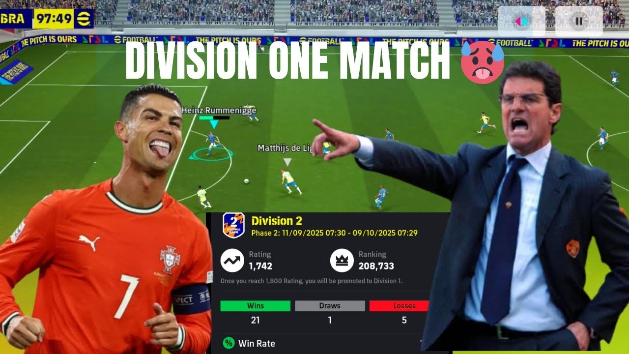 DIVISION ONE MATCH 🥵WITH NEW MANAGER ഇത് ഒന്ന് കണ്ടുനോക്ക് 🔥