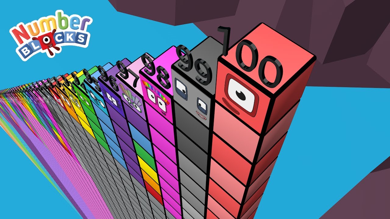 Learn Big Numbers with Numberblocks Standing Tall 1 to 100 | Fun Math for Kids! 🚀