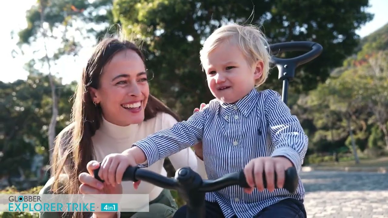Globber EXPLORER TRIKE 4in1&mdash;all-in-one baby trike