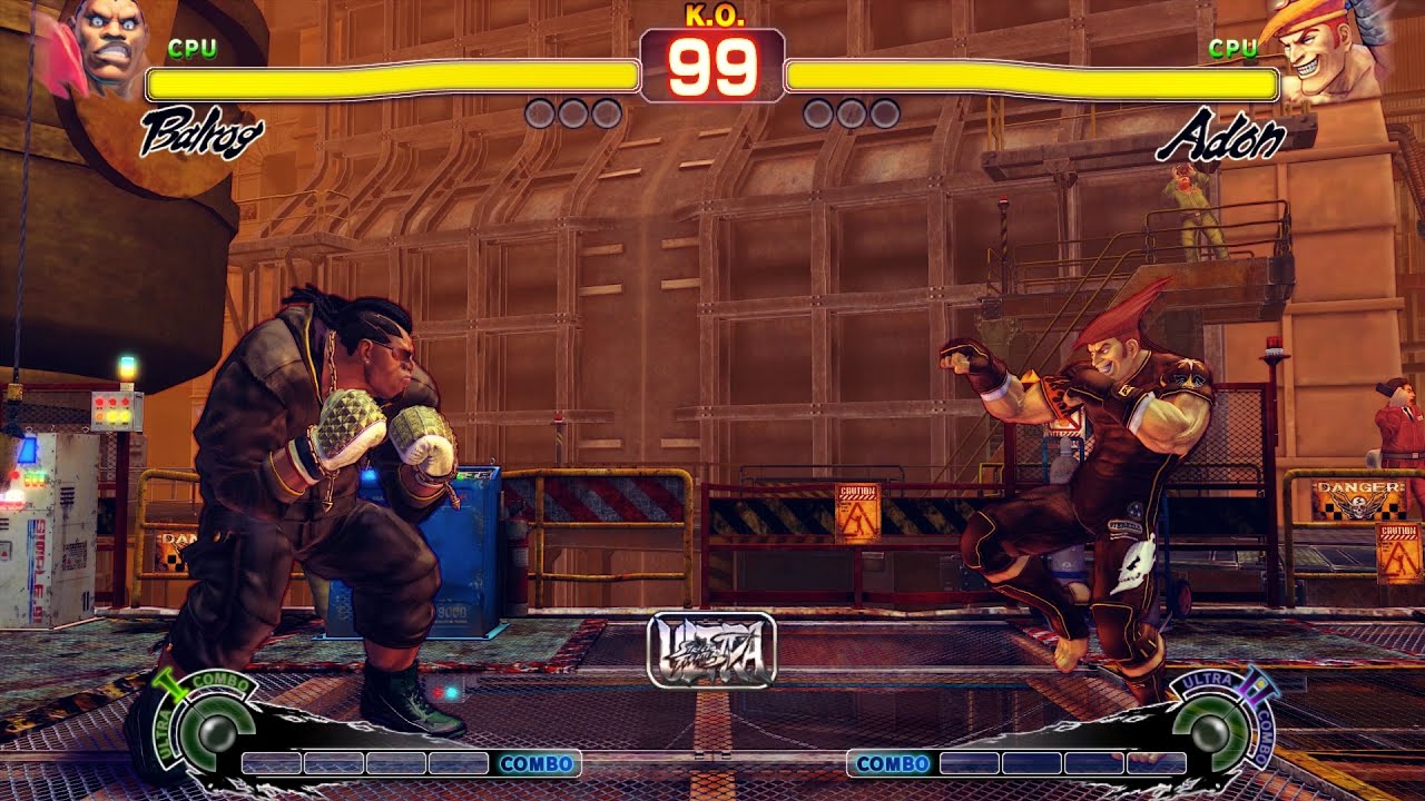 Balrog vs Adon! Ultra Street Fighter 4 CPU vs CPU