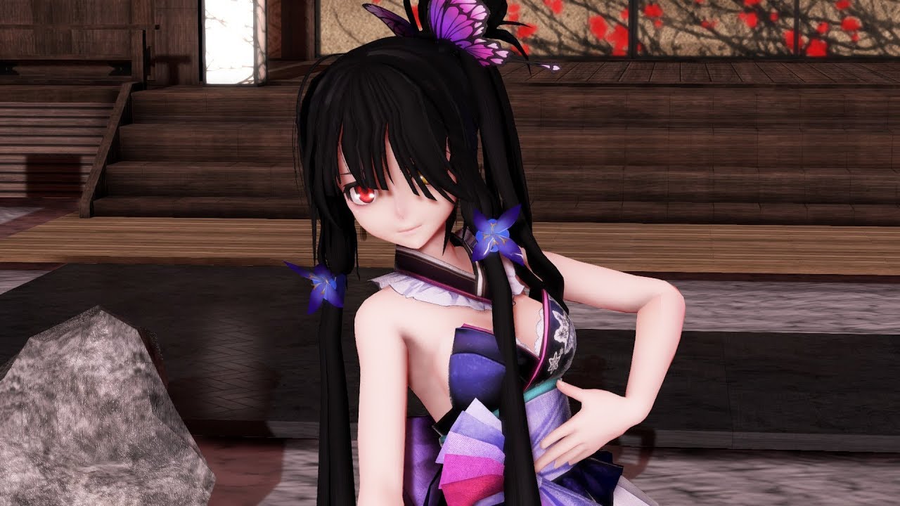 【MMD】  DONUT HOLE（甜甜圈洞）Kimono Dress　kurumi