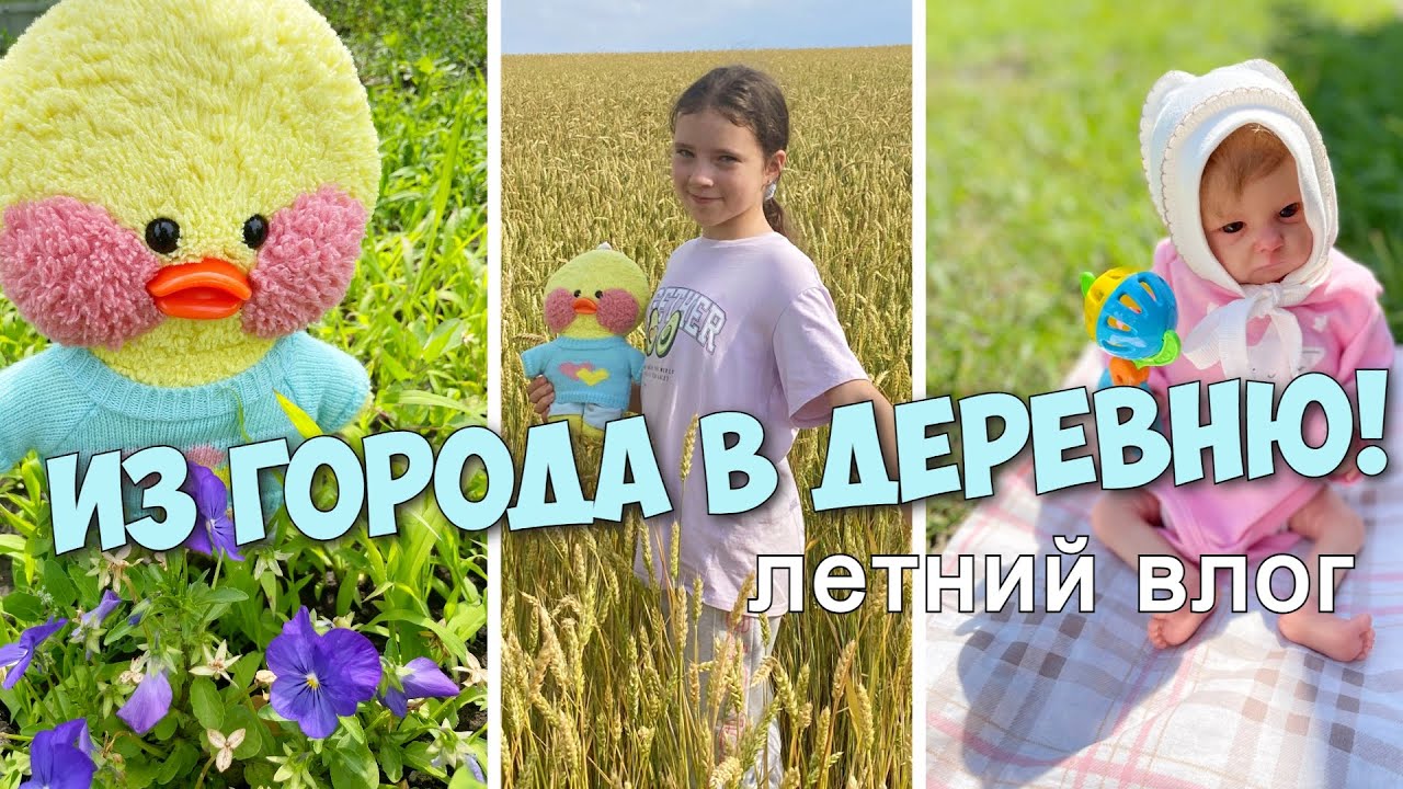 Деревенский ВЛОГ с Милкой и Реборном!☀️